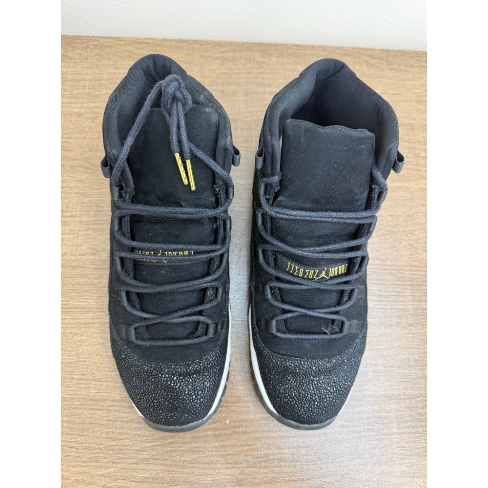 Jordan 11 Retro Heiress Stingray Womens 11 Black Good 852625-030 Sneakers